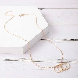 3/$30 💛 Dainty Ring Necklace